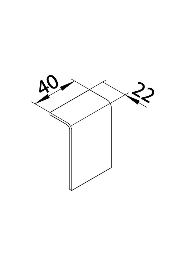 tehalit.SL Łącznik 20x55 aluminium SL200557D1 HAGER