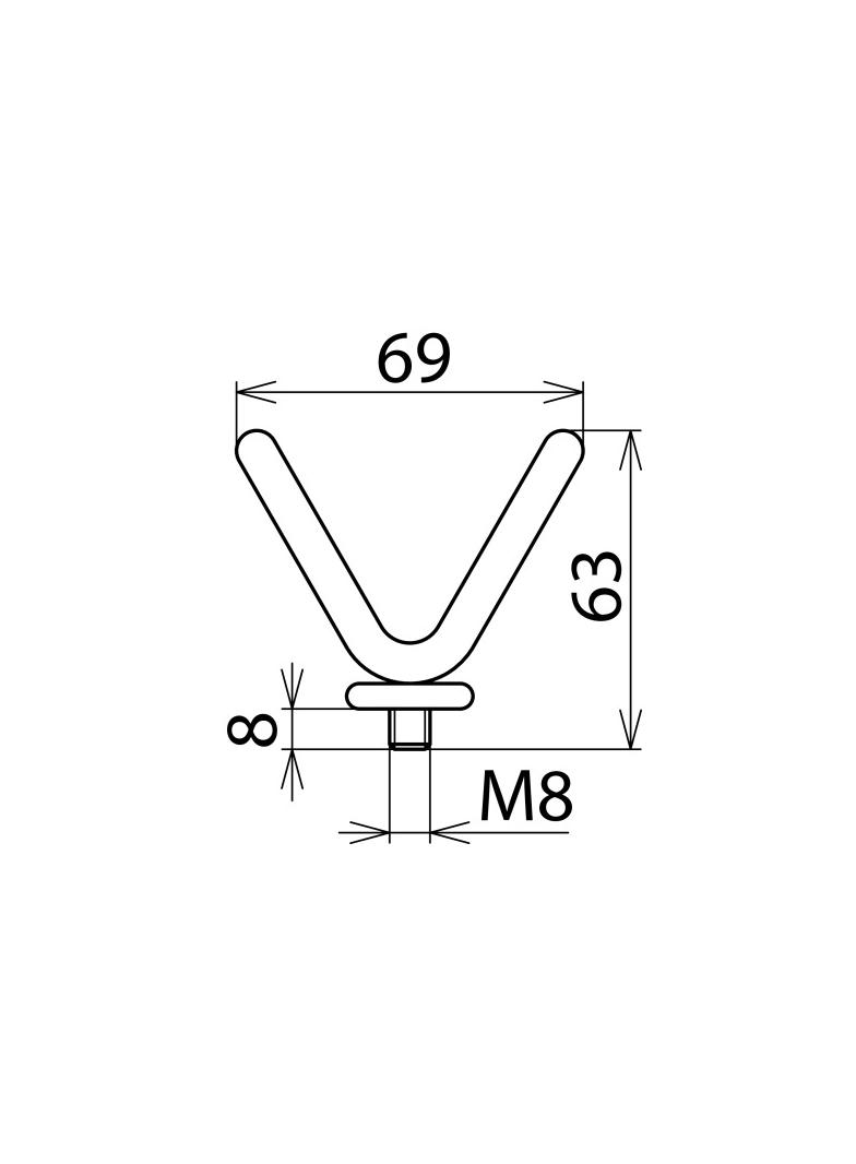 Elektroda V, szer. 69 mm