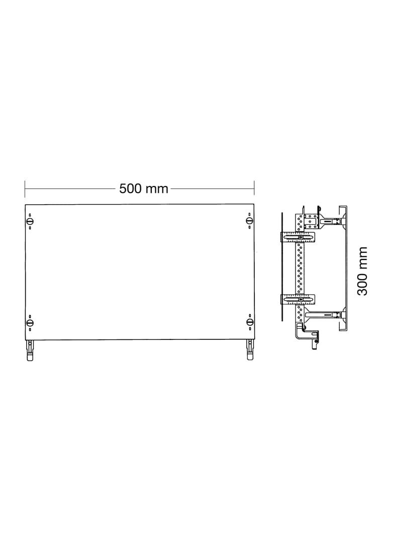 ED62MA Zestaw łączeniowy 1F do płyty montażowej