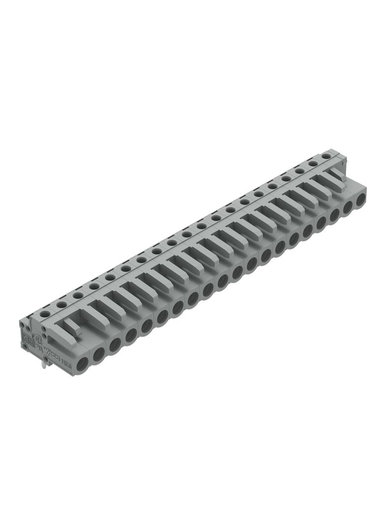 MCS-MIDI Classic gniazdo kątowe 20-bieg. szare raster 5 mm /10szt./ WAGO