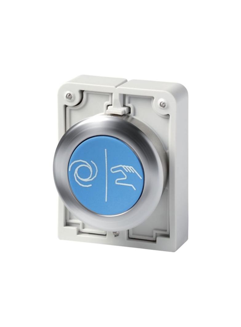 M30I-FD-B-X217 Przycisk 30mm płaski opis X217 stal nierdzewna 188099 EATON