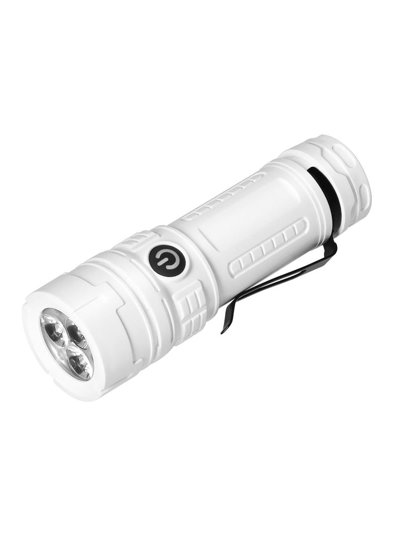 Latarka LED, 200lm, 300mAh, klips