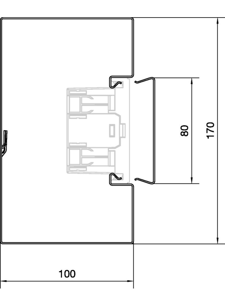 tehalit.BRS Podstawa 100x170mm stal ocynk BRS1001701VERZ HAGER