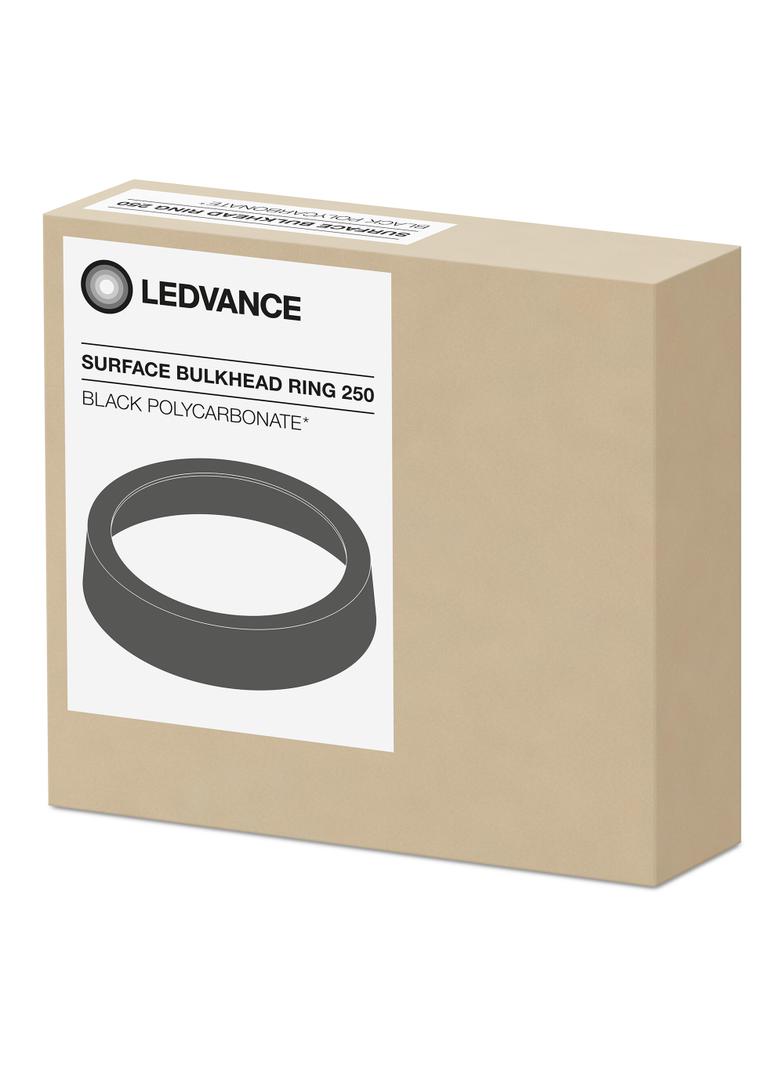 Osłona do opraw ściennych w kształcie pierścienia SURFACE BULKHEAD RING 250 BK