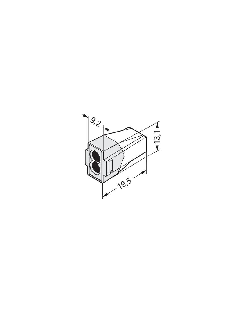Szybkozłączka 2x 1,5‑4,0mm2 na drut 400V/32A ORYGINALNA 773‑602 /100szt./ WAGO