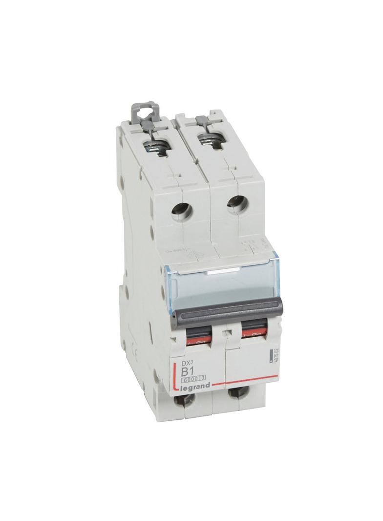 WYŁĄCZNIK NADPRĄDOWY S 302 2P B 1A 6000A SERII DX3, Legrand