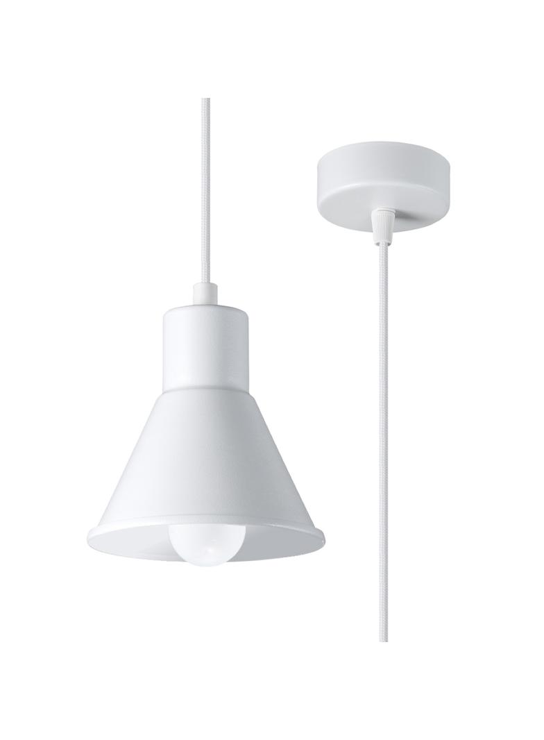Sollux Lampa wisząca TALEJA 1 biała [E27] SL.0983