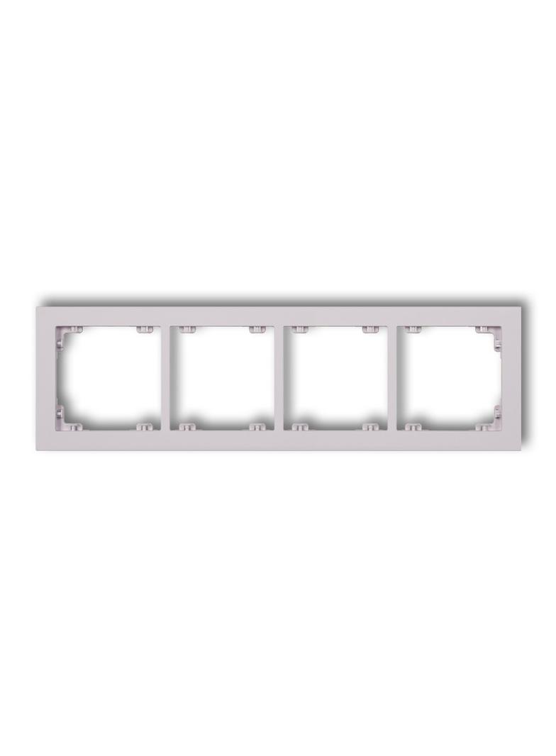 DECO Ramka uniwersalna podczwórna z tworzywa DECO Pastel Matt liliowa