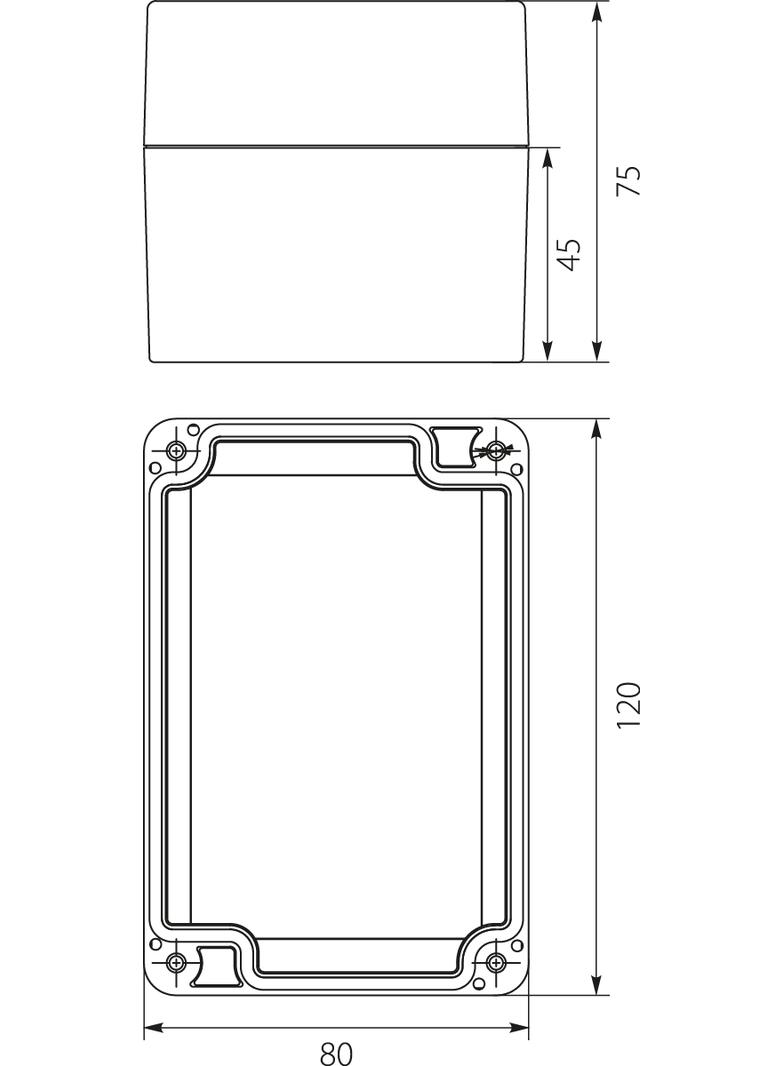 Puszka hermetyczna PHP-122 IP67 62.122 OPATÓWEK