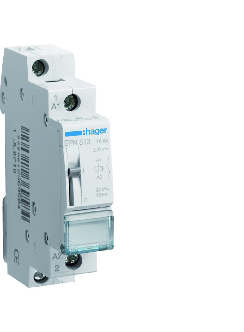 Przekaźnik bistabilny 24VAC/12VDC 1Z 16A EPN513 HAGER