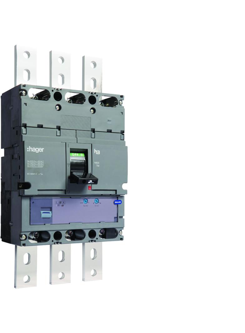 Wyłącznik mocy h800 3P 50kA 630A TM HNK630U HAGER