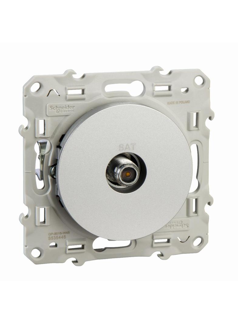 Odace, gniazdo SAT aluminium