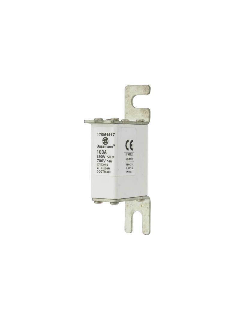 FUSE 100A 690V 000TN/80 AR UC Wkładka szybka 100A 690V 000TN/80 AR UC 170M1417 EATON