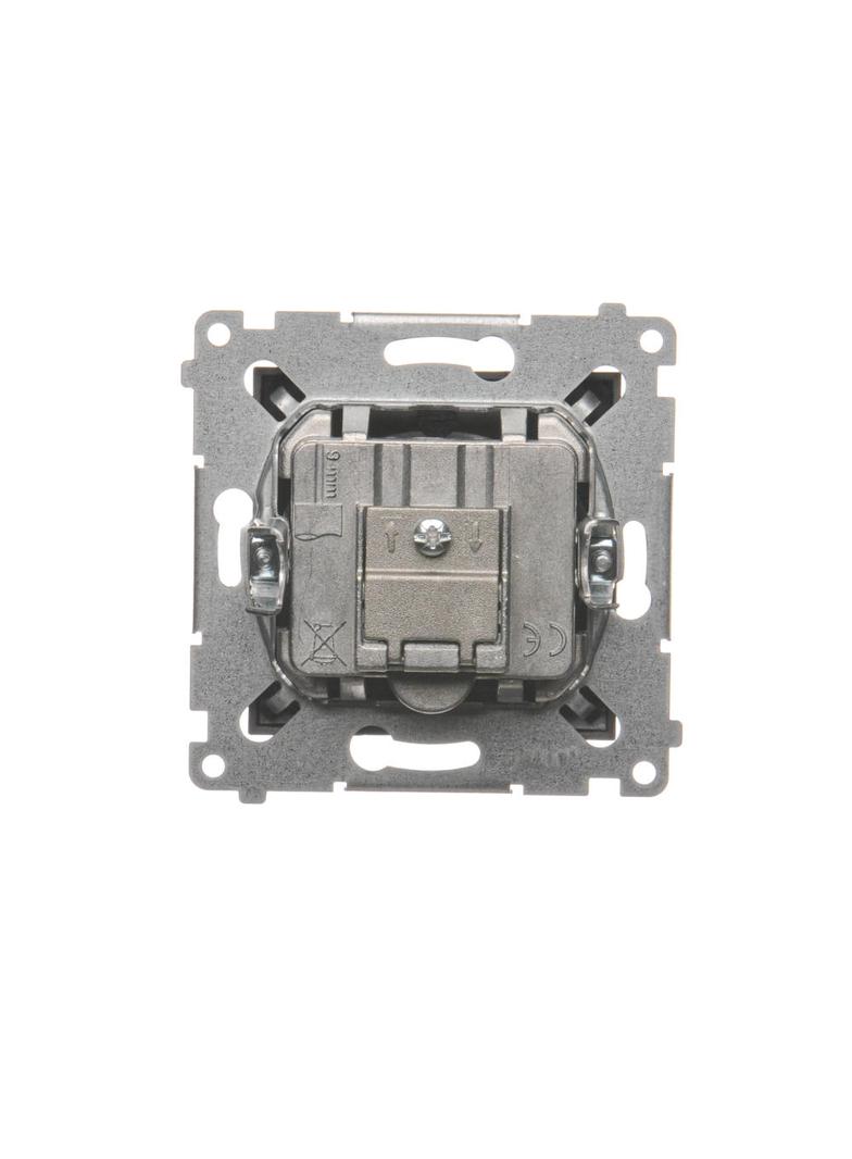 Simon 54 Gniazdo antenowe R-TV przelotowe tłumienie TV i R 10 dB antracyt