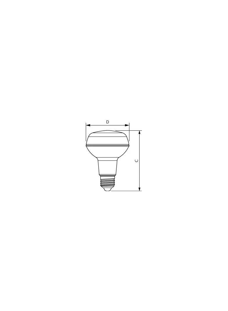 Żarówka LED 4W=60W 345lm 2700K barwa ciepła LEDspot 4-60W R80 E27 827 36st. 9,29002E+11 PHILIPS