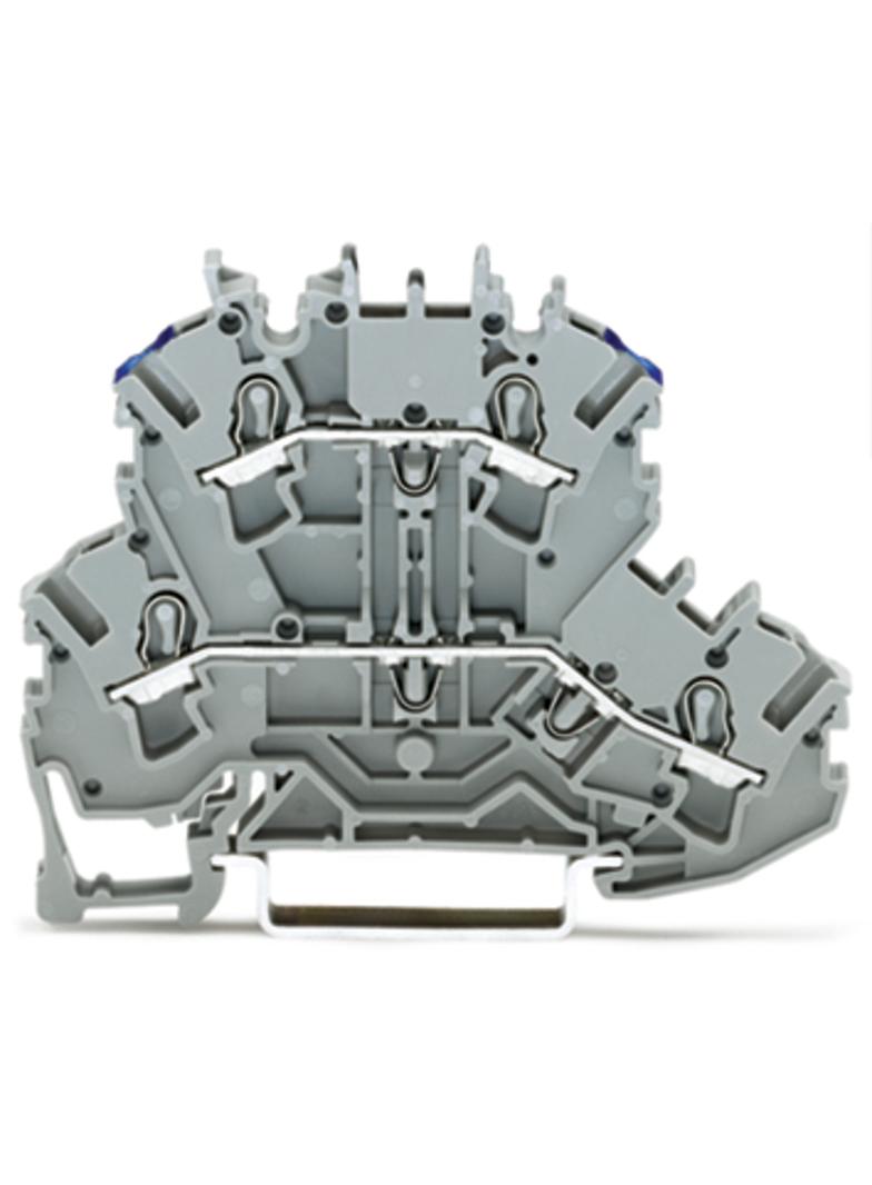 TOPJOBS złączka 2-piętrowa 2,5 mm2 L/N szara