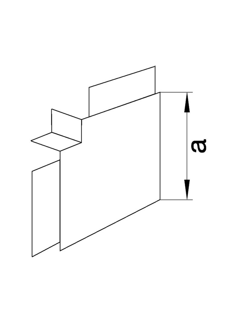 tehalit.LF Kąt płaski 30x45mm jasnoszary