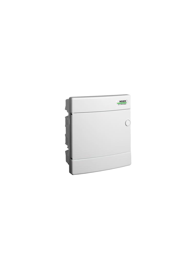 PNF-HW 8W Rozdzielnica poctynkowa do karton-gipsu drzwi białe IP40 1 rząd 1x8 modułów 106171 NOARK