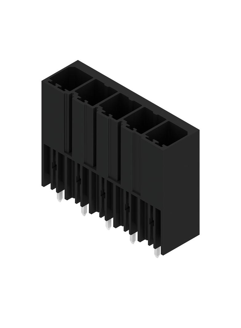 SV 7.62HP/05/180G 3.5SN BK BX Wtyki PCB (złącza płyty), 7.62 mm, Liczba biegunów: 5, kąt odejścia: 180° /48szt./ 1930630000 WEIDMÜLLER