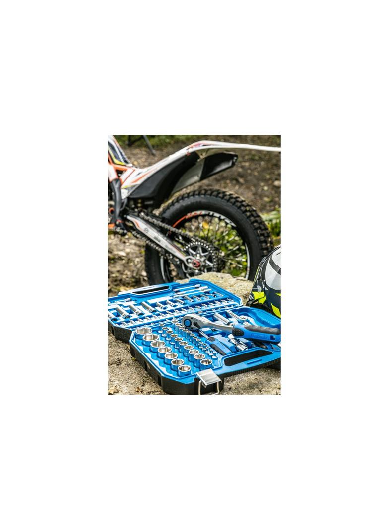 Zestaw narzędzi 95 szt. CrV, 1/4", 1/2"