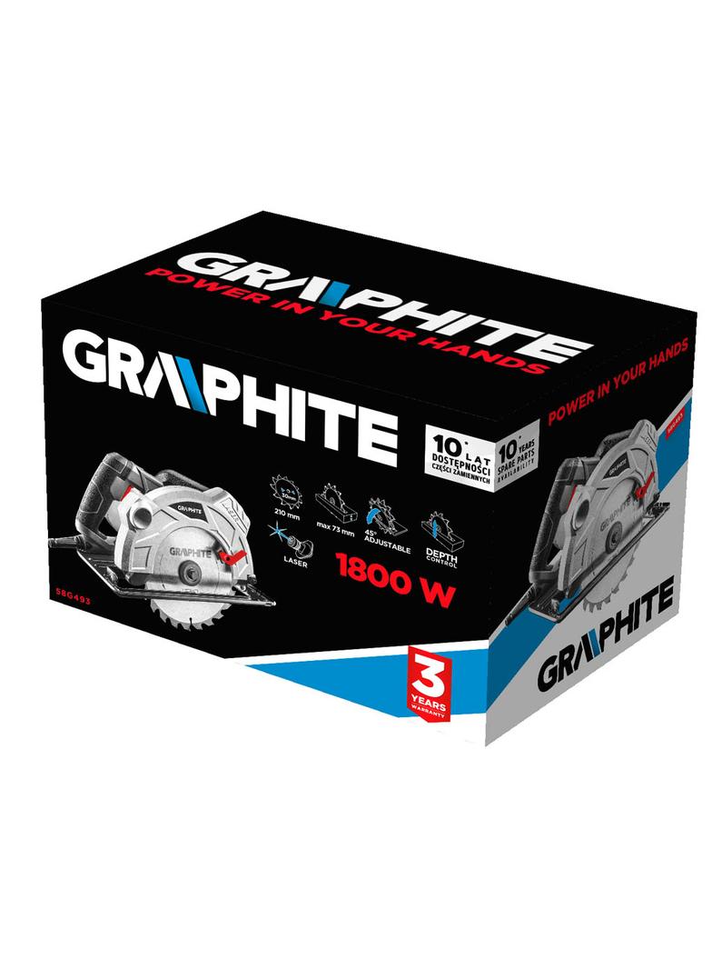 Pilarka tarczowa 1800W, tarcza 210 x 30 mm