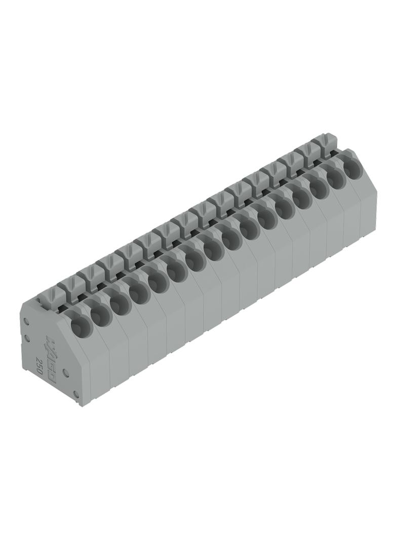 listwa zaciskowa do pł. drukowanych 16-bieg. szara raster 3,5 mm /20szt./ WAGO