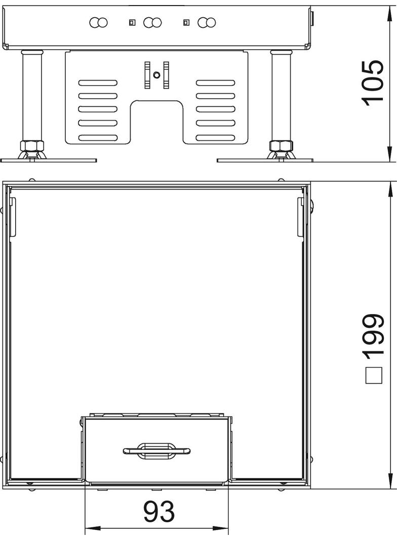 RKSN2 4 VS 20, Kaseta kwadratowa