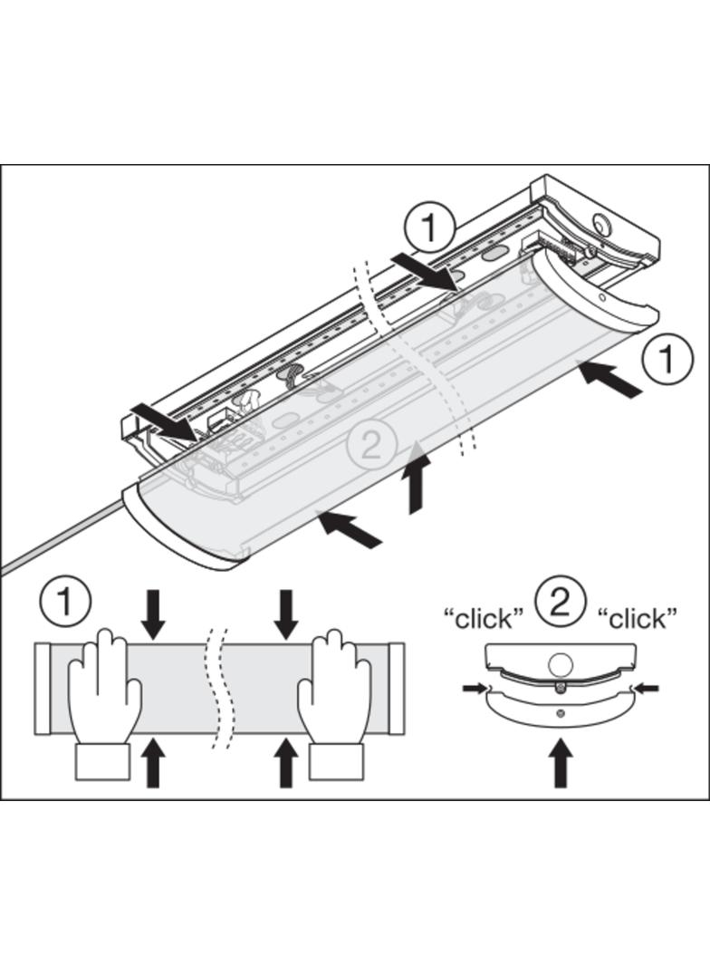Oprawa liniowa LINEAR SURFACE 1200 P 32W 840 white IP44