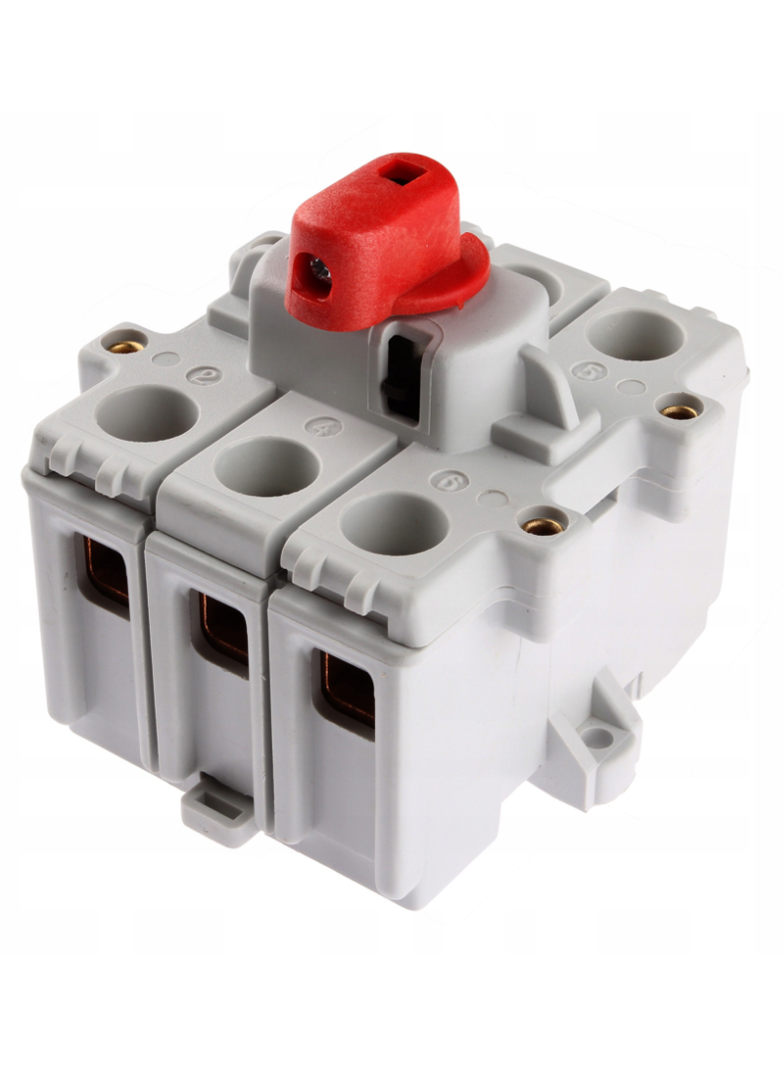 ROZŁĄCZNIK POKRĘTNY KU i VKA DO OŚKI  3P 125A