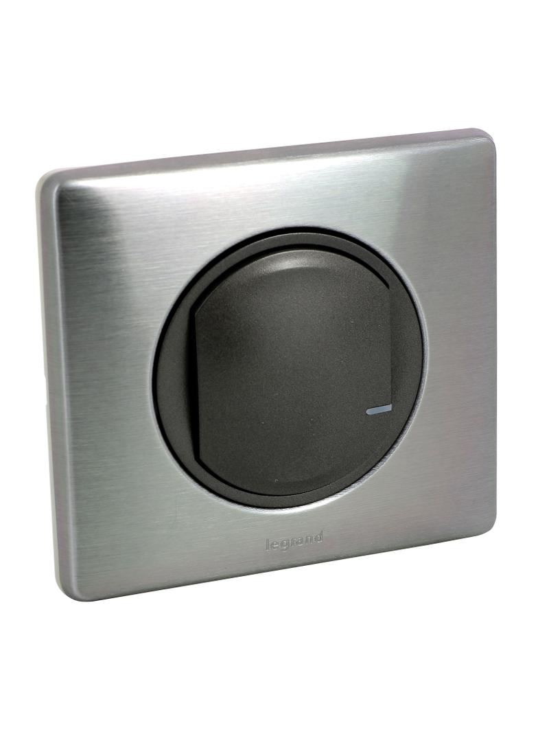 CELIANE WITH NETATMO - ŁĄCZNIK CONNECTED Z FUNKCJĄ ŚCIEMNIANIA GRAFITOWY, Legrand