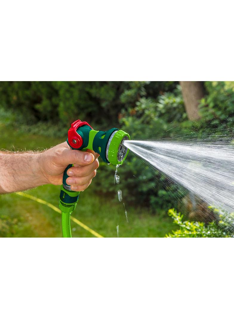 Zraszacz pistoletowy 8-funkcyjny z płynna regulacją strumienia