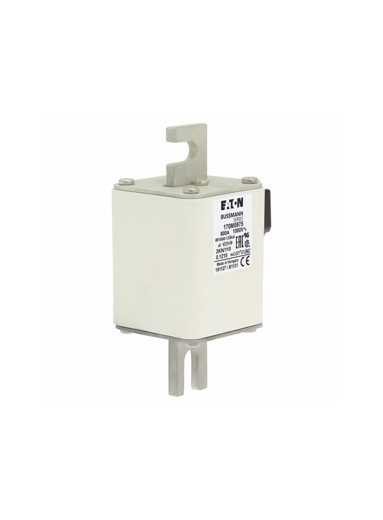 800A 1000V 2KN/110 aR INDICATOR FUSE Wkładka szybka 800A AC 1000V DIN 2 59x77x138 mm aR, 170M5975 EA