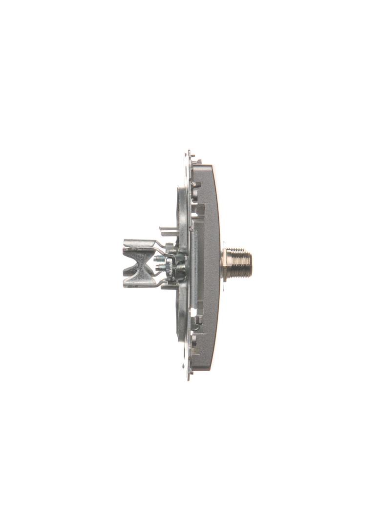 Simon Basic Gniazdo antenowe typu ''F'' podwójne stal inox BMAF2.01/21 KONTAKT