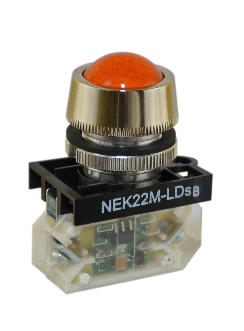 Lampka NEK22MLDSB 24-230V żółta