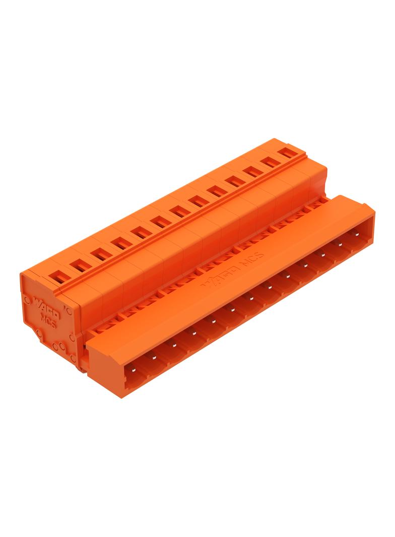 MCS-MIDI Classic wtyk 13-big. pomarańczowy raster 5,08 mm