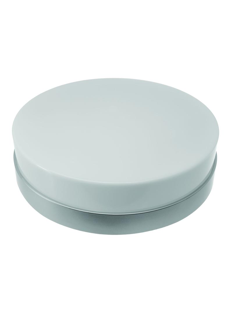 Oprawa AFRODYTA Led srebrny pierścień klosz mlecznyy b.neutralny 13W z czujn.ruchu