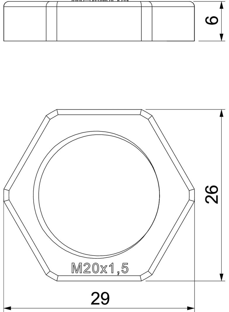 PRZECIWNAKRĘTKI M20X1,5 116M VDE