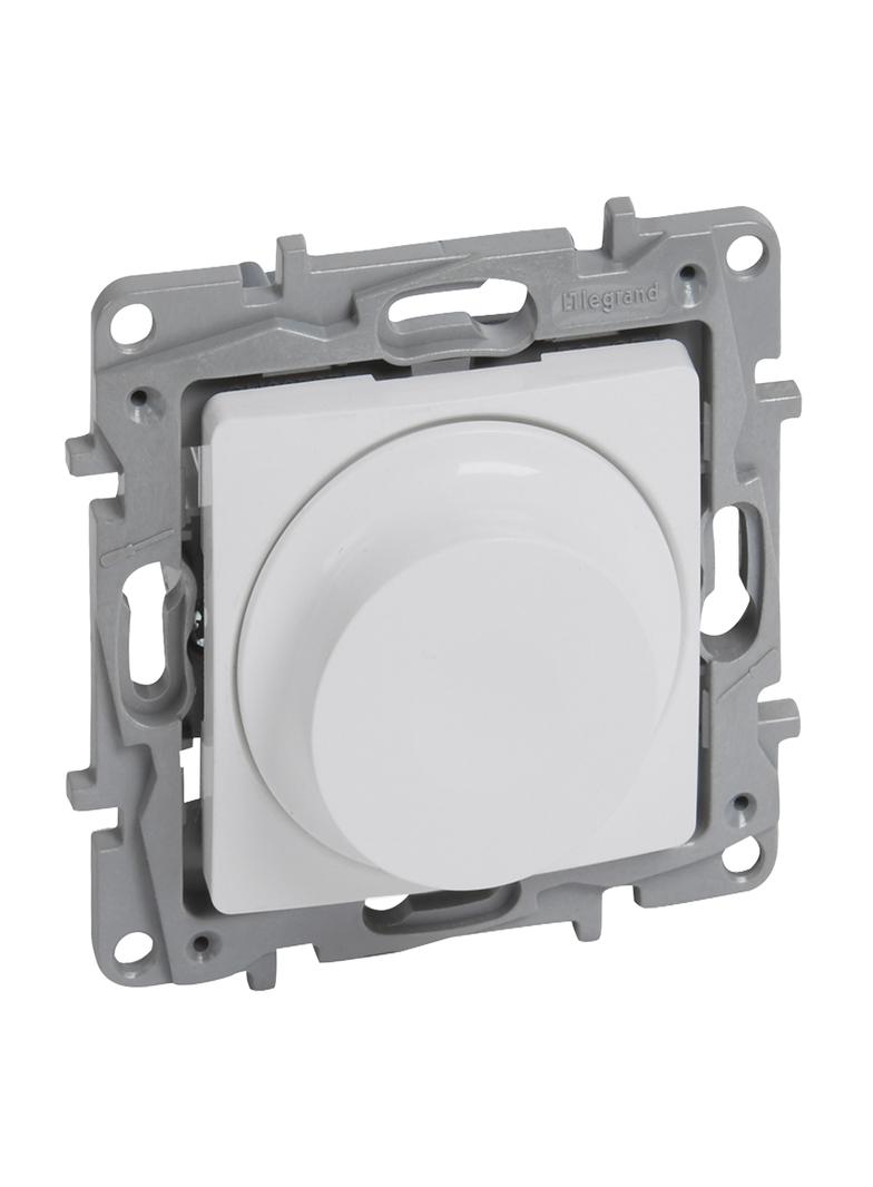 NILOE SELECTION - ŚCIEMNIACZ OBROTOWY 300 W - 2 PRZEWODOWY (DO OBCIĄŻEŃ RLC ORAZ DO LAMP LED) PERŁA,