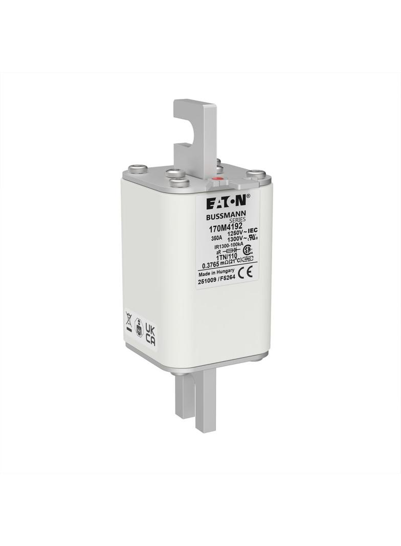 FUSE 350A 1250V 1TN/110 AR CU Wkładka szybka 350A AC 1250V rozmiar 1 53x66x138 mm aR DIN I 170M4192