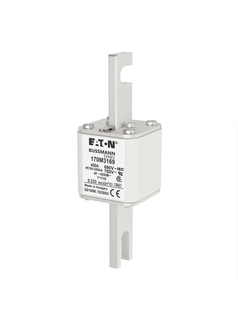400A 690V 1*/110 aR INDICATOR FUSE Wkładka szybka 400A AC 690V rozmiar 1 45x45x134 mm 170M3169 EATON