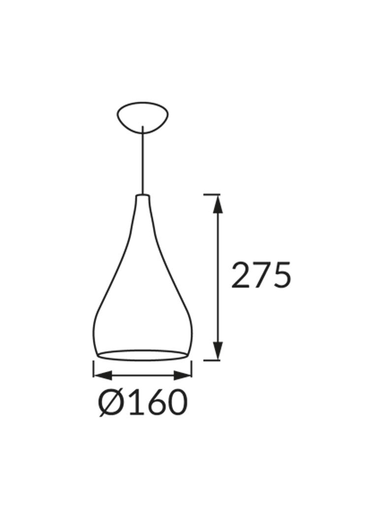 Wisząca oprawa oświetleniowa JUSTA BLACK