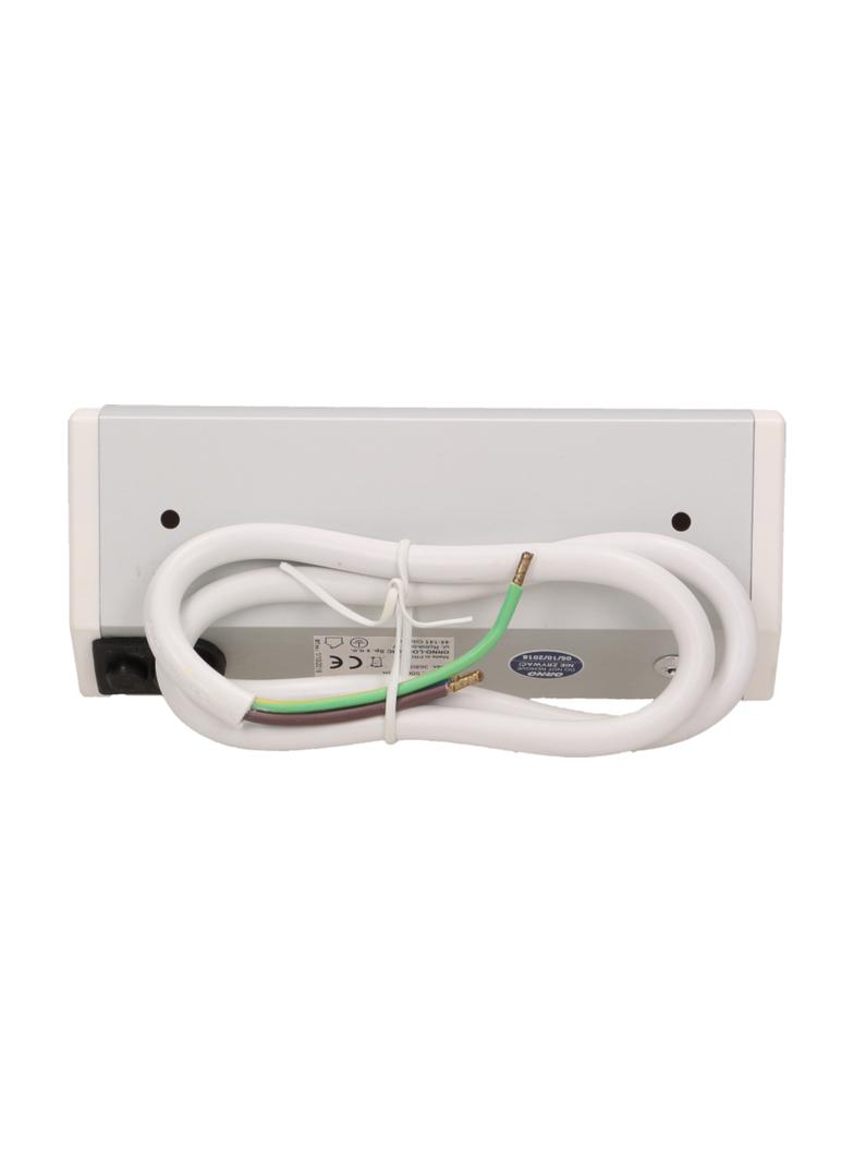 Gniazdo meblowe 2x2P+Z, schuko, biało-srebrne OR-GM-9005/W-G(GS) ORNO