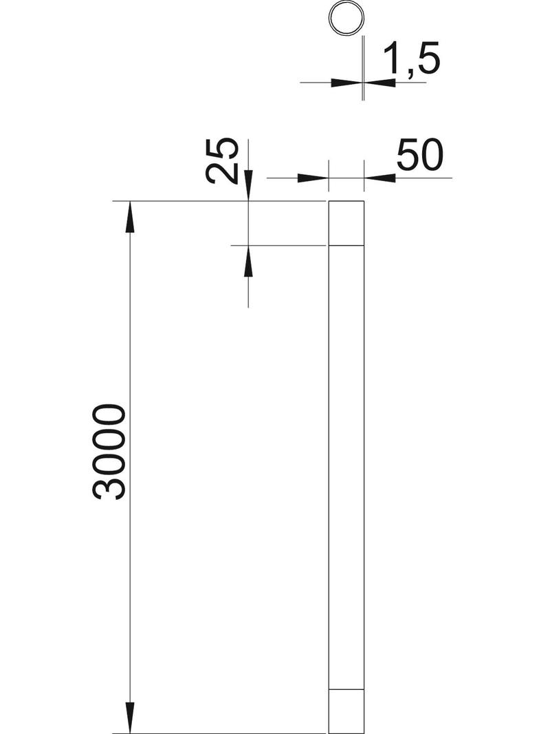 SM50W SW, Rura stalowa