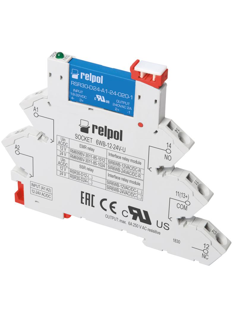 SIR6WB-24VAC/DC-C Przekaźnik Interfejsowy