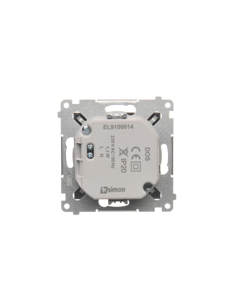 Simon 54 Oprawa oświetleniowa LED 230V AC 1.1 W białe zimne 5900 K brąz mat