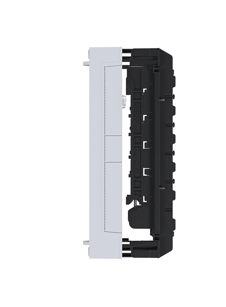 univers N Blok dla szyn zbiorczych poziomych 12x5/10mm 40mm 2xNH00(4xNH000) 300x250mm UE21A2B HAGER