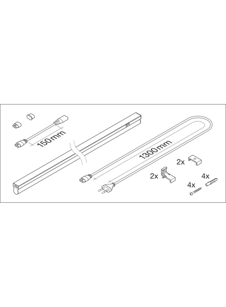 Oprawa LED LINEAR COMPACT SWITCH 900 12 W 3000 K 4058075106192 LEDVANCE