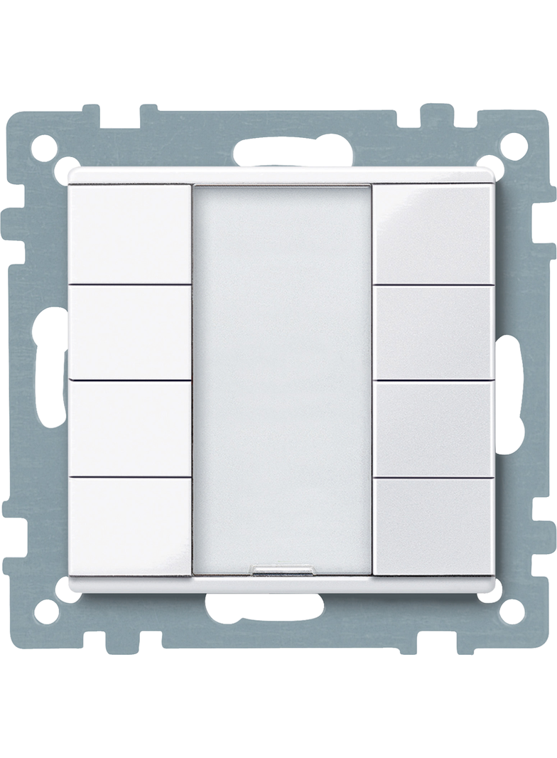 Schneider Electric KNX przycisk natynkowy 4-kr. plus biały active System M