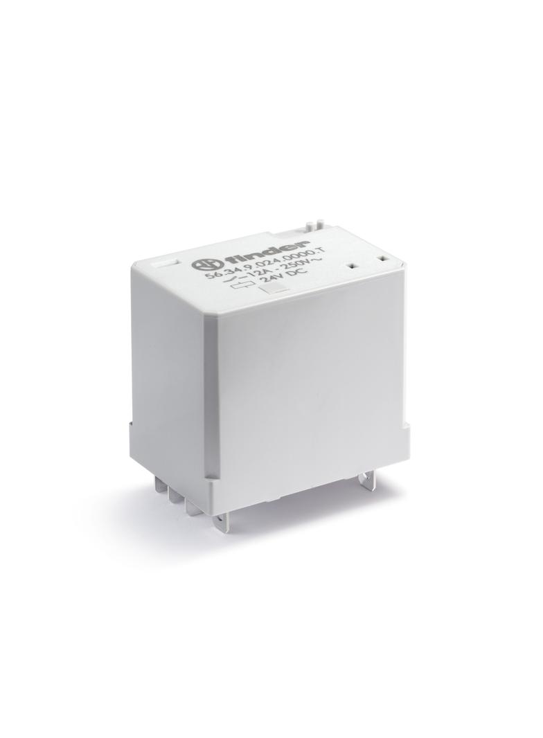 Miniaturowy przekaźnik mocy 4 P; 12A; 24V DC; wykonanie trakcyjne