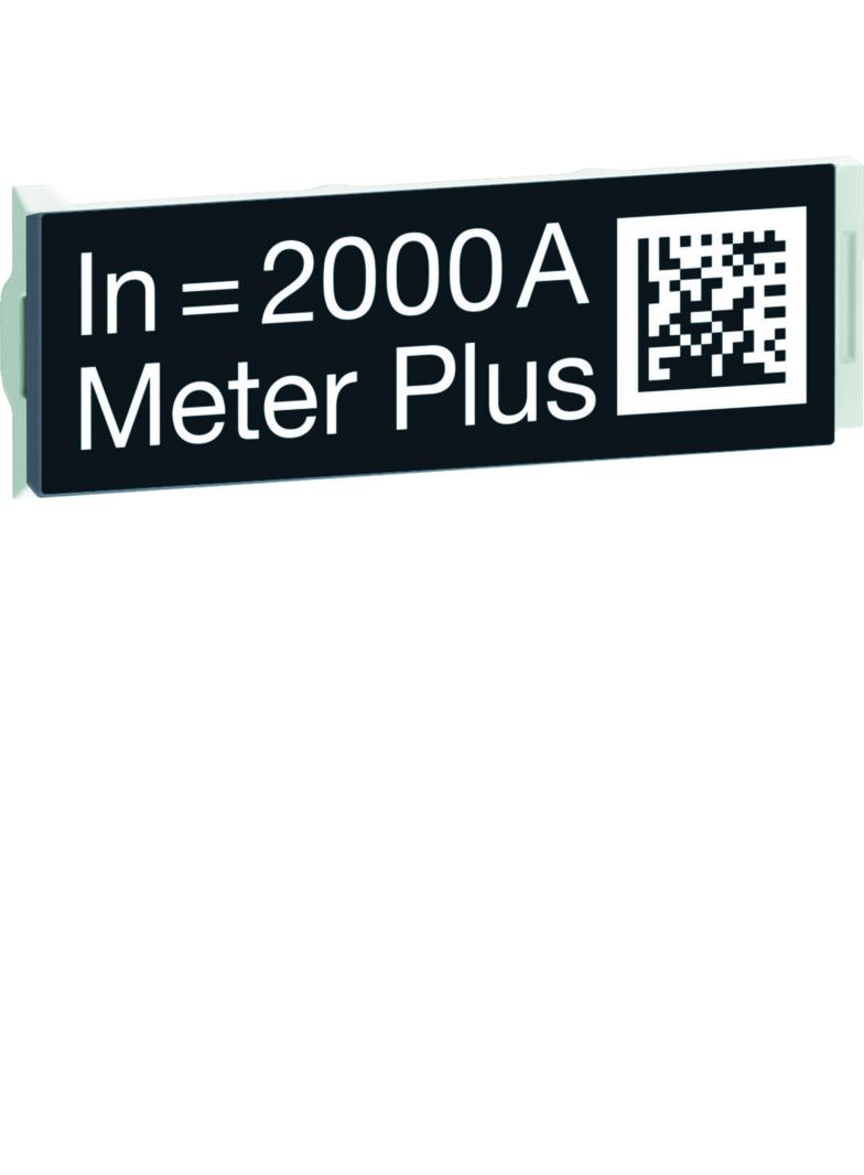 ACB HW2/4 Wtyczka z oznaczeniem znamionowym wyłącznika 2000A Meter Plus